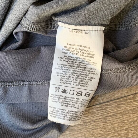 Nike Pro Cool Dri-Fit Logo Tank Top Grey Racerback Sleeveless Size XS - Picture 8 of 10